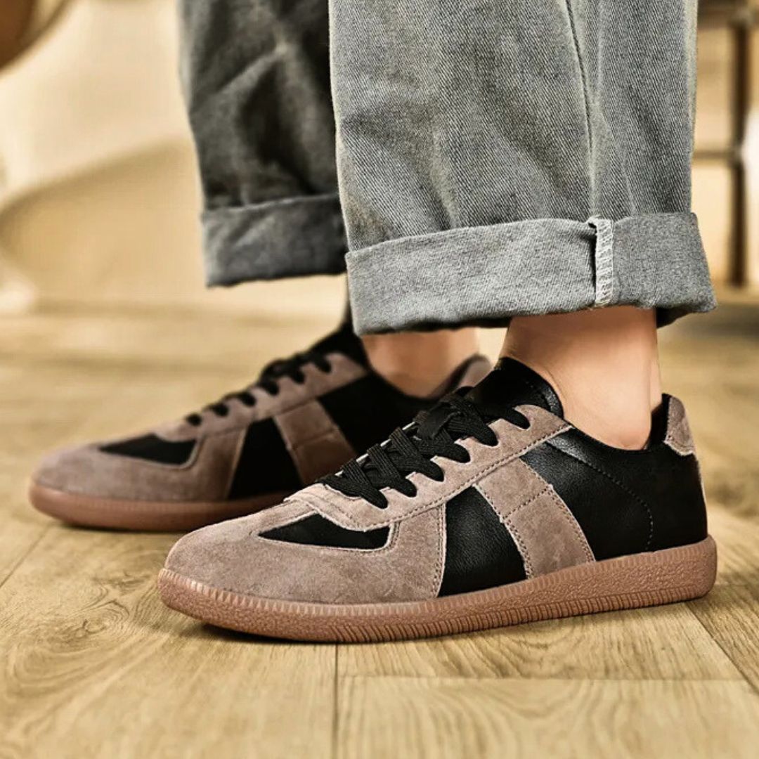 Baskets en Cuir et Suède pour Hommes au Style Moderne 6