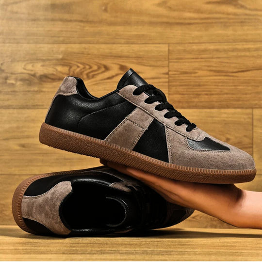 Baskets en Cuir et Suède pour Hommes au Style Moderne 7