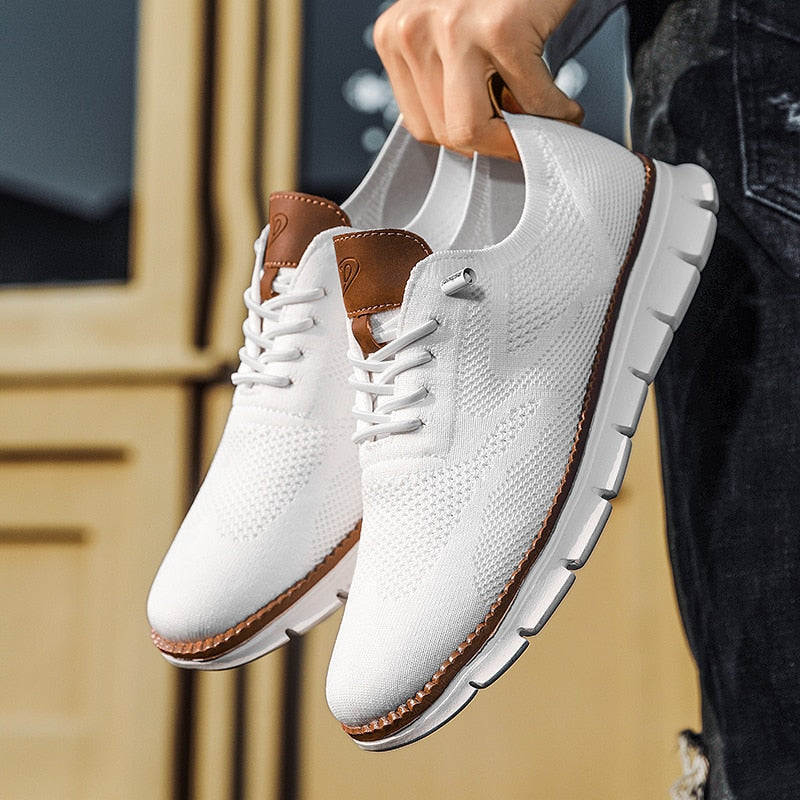 Baskets pour Hommes Style Décontracté en Matériau Flyknit 3