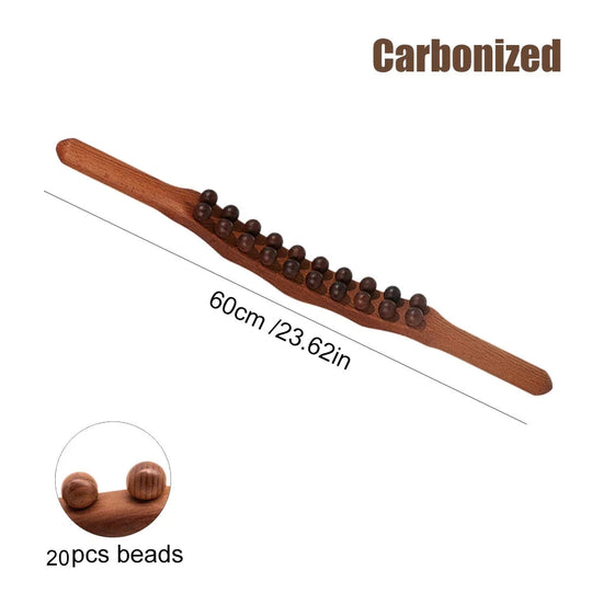 Bâton de Massage Gua Sha en Bois 7