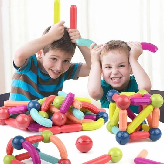 Bâtons créatifs magnétiques pour enfants - Construction imaginative 1