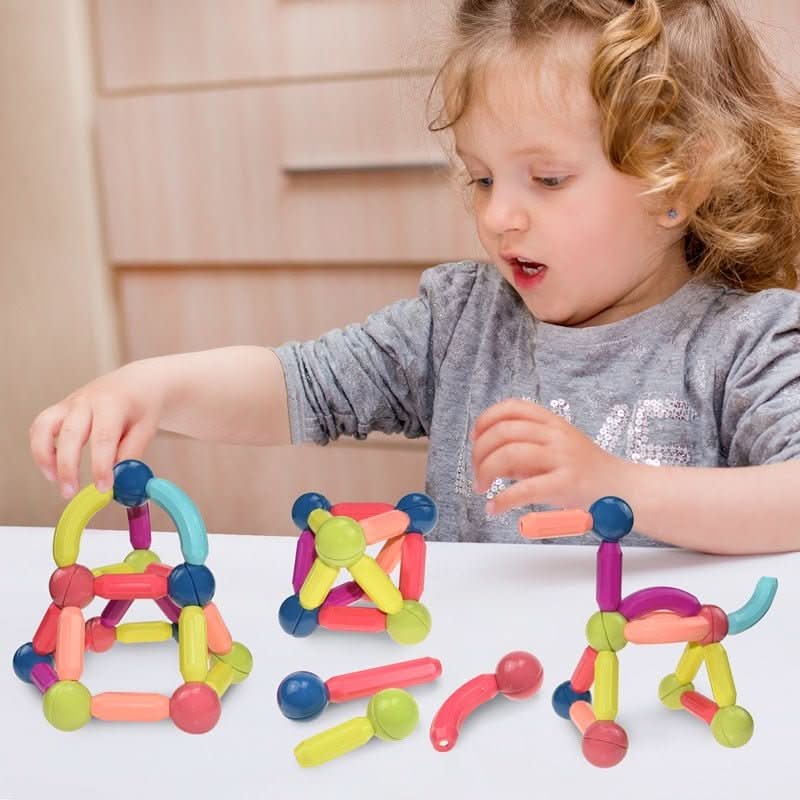Bâtons créatifs magnétiques pour enfants - Construction imaginative 2