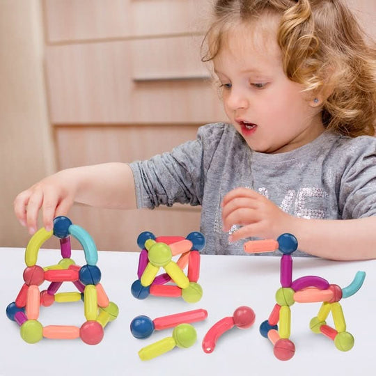 Bâtons créatifs magnétiques pour enfants - Construction imaginative 2