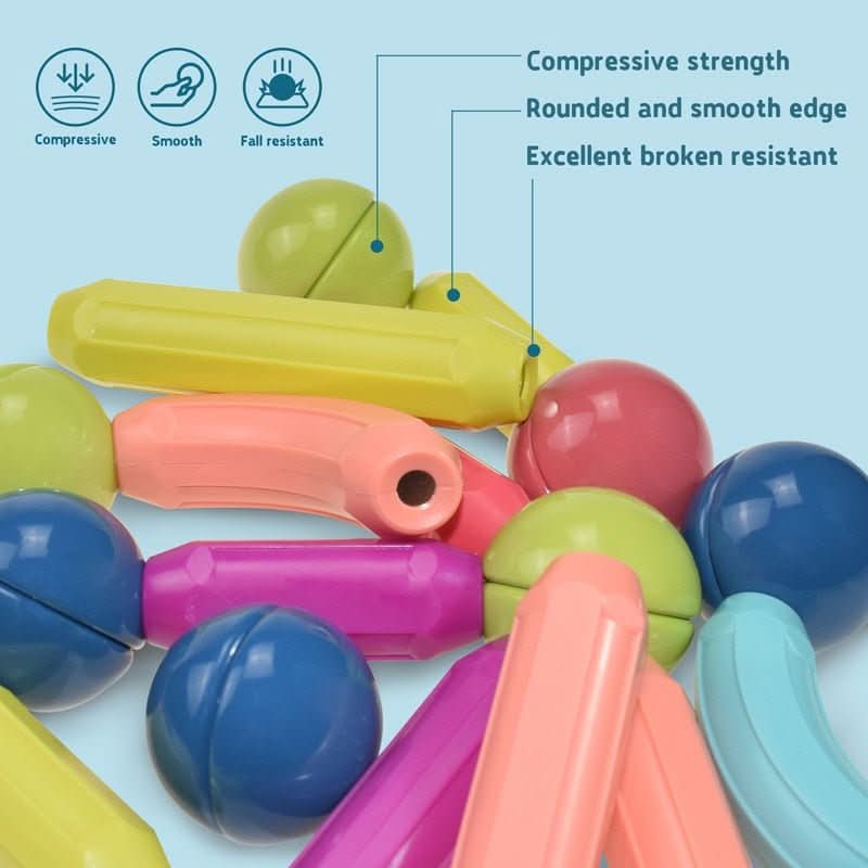 Bâtons créatifs magnétiques pour enfants - Construction imaginative 4