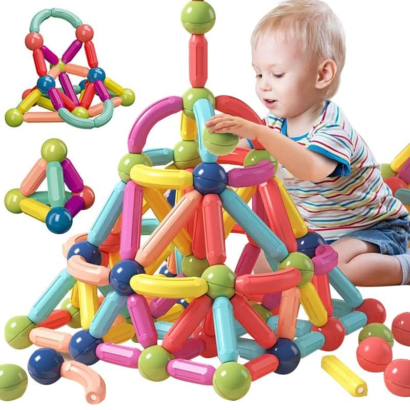 Bâtons créatifs magnétiques pour enfants - Construction imaginative 6