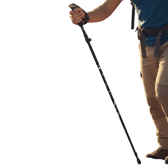Bâtons de Trekking Réglables pour Hommes et Femmes avec Poignée Antidérapante 0
