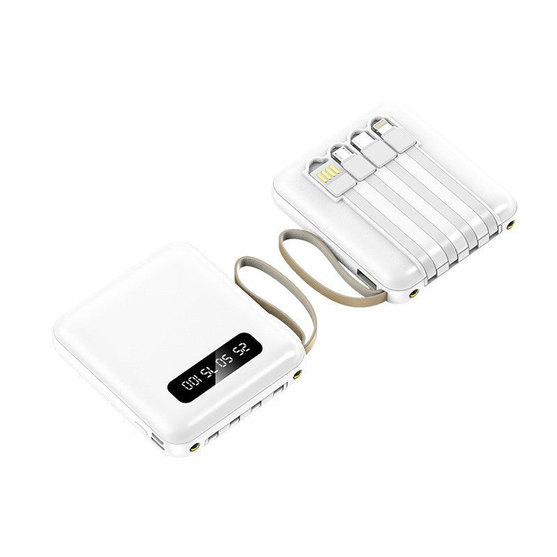 Batterie Externe Compacte avec Câbles Intégrés pour Homme et Femme 0