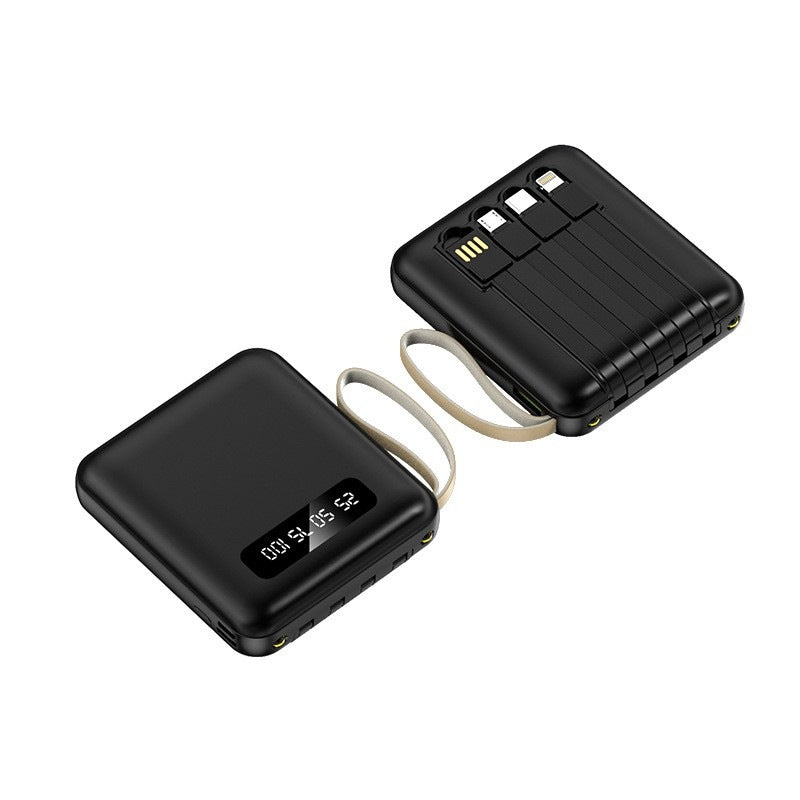 Batterie Externe Compacte avec Câbles Intégrés pour Homme et Femme 4