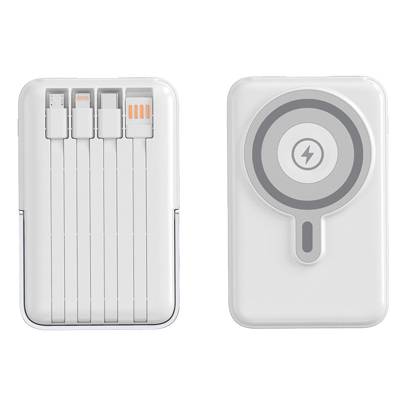 Batterie Externe MagSafe Nomade Portable Avec Câbles Intégrés Pour iPhone 1