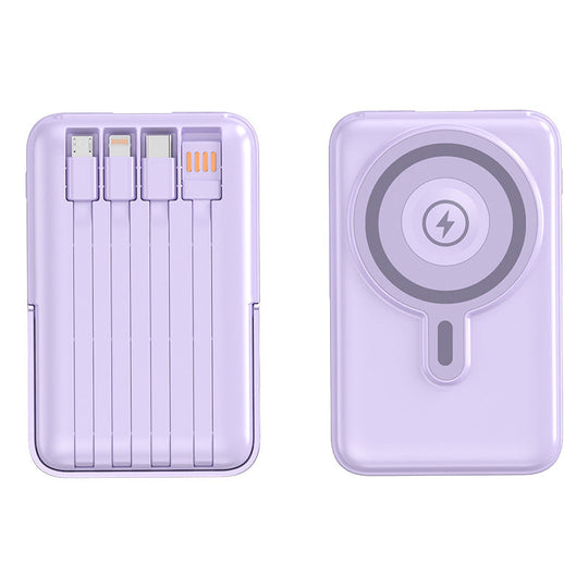 Batterie Externe MagSafe Nomade Portable Avec Câbles Intégrés Pour iPhone 2