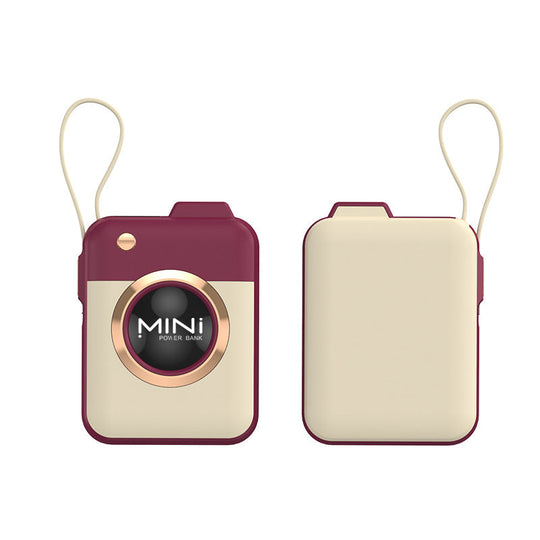 Batterie Externe Mini Portable Avec Sangle de Transport Pratique 5