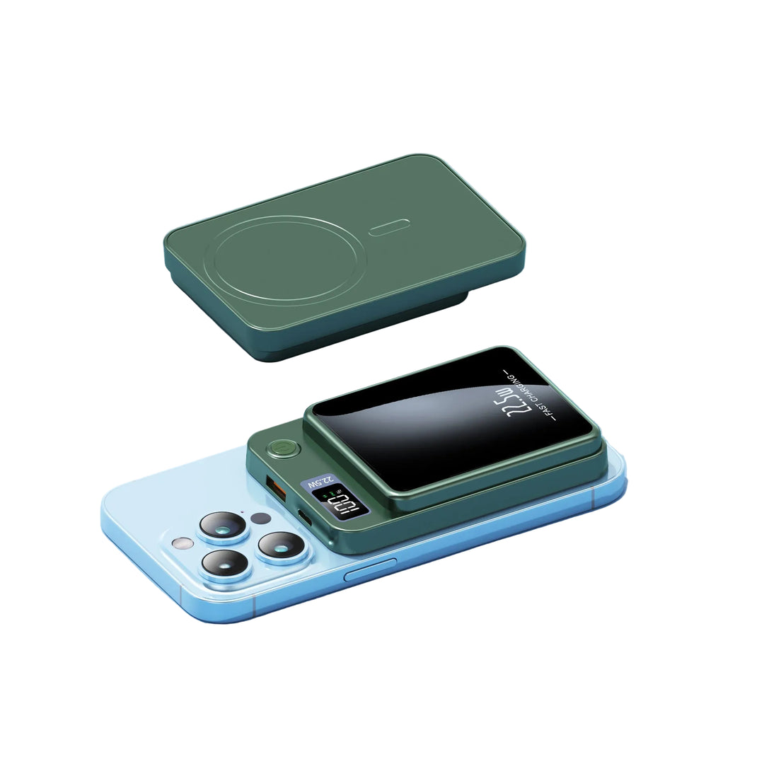 Batterie Externe Portable Charge Rapide avec Écran LED et Charge Sans Fil 0