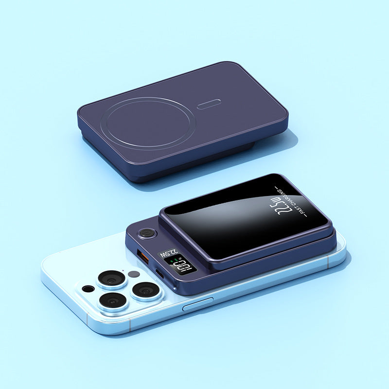 Batterie Externe Portable Charge Rapide avec Écran LED et Charge Sans Fil 3