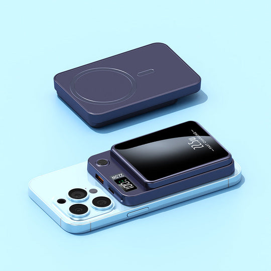 Batterie Externe Portable Charge Rapide avec Écran LED et Charge Sans Fil 3
