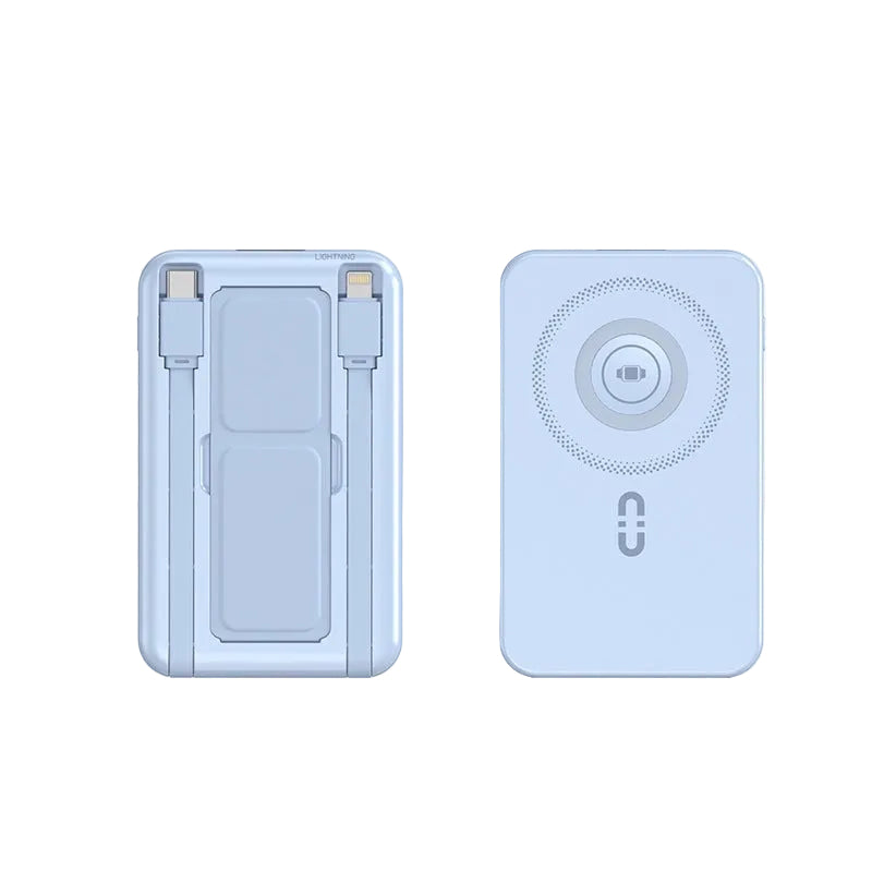 Batterie Externe Portable Qi Magnétique Autonomie Prolongée 0