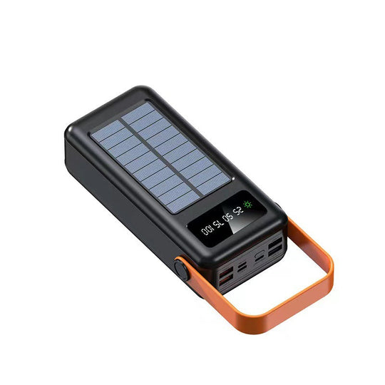 Batterie Externe Portable à Énergie Solaire avec Câbles Intégrés 1