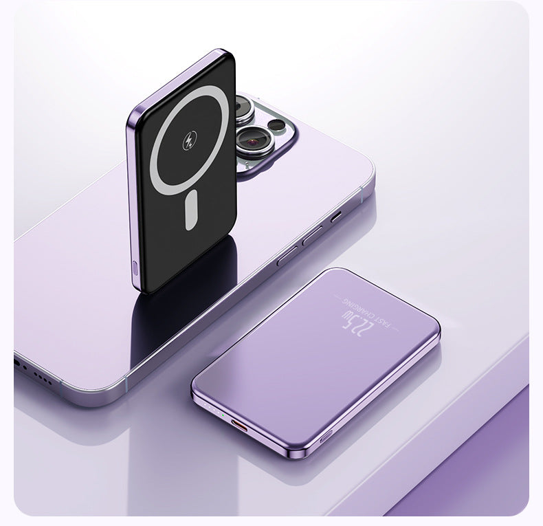 Batterie Externe Portable à Induction avec Écran LED 6