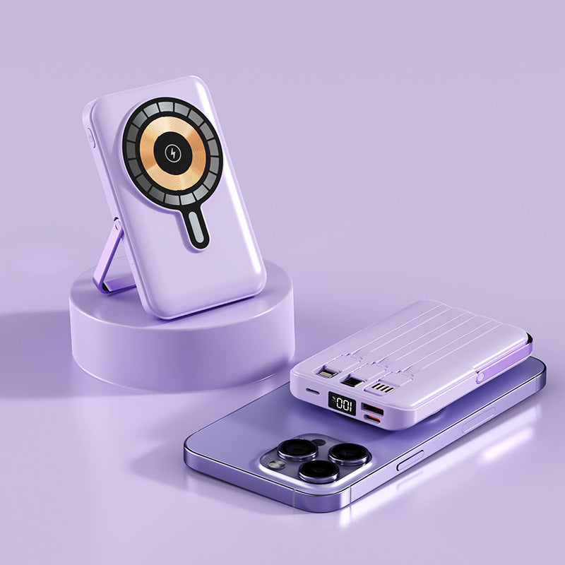 Batterie Externe Portable avec Support Intégré pour Femme et Homme 6