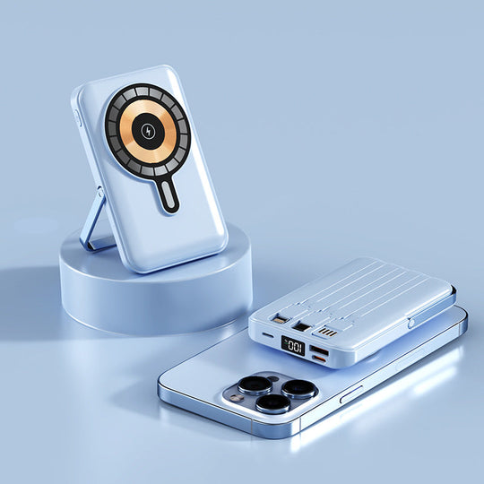 Batterie Externe Portable avec Support Intégré pour Femme et Homme 8