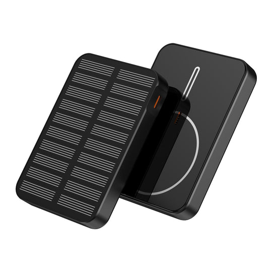 Batterie Externe Solaire avec Charge Rapide et Lampe LED pour Hommes et Femmes 0