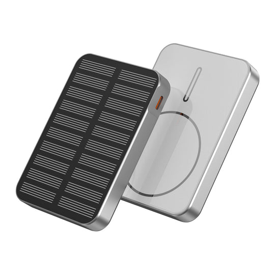 Batterie Externe Solaire avec Charge Rapide et Lampe LED pour Hommes et Femmes 6