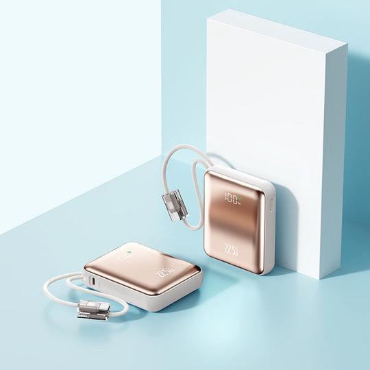 Batterie Externe Ultra Fine Avec Port De Charge Intégré Et Indicateur Numérique 2