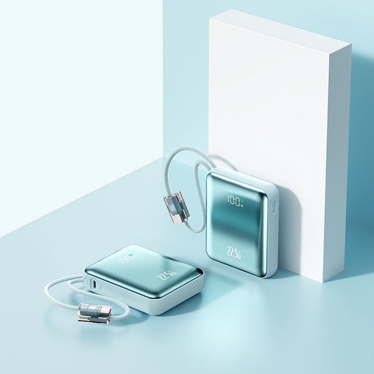 Batterie Externe Ultra Fine Avec Port De Charge Intégré Et Indicateur Numérique 3