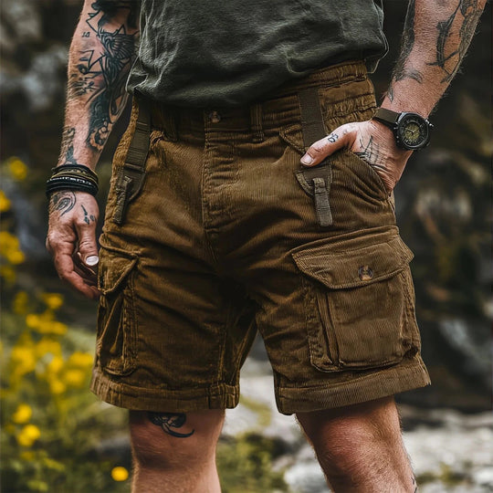 Bermuda Cargo pour Homme Style Rétro 3