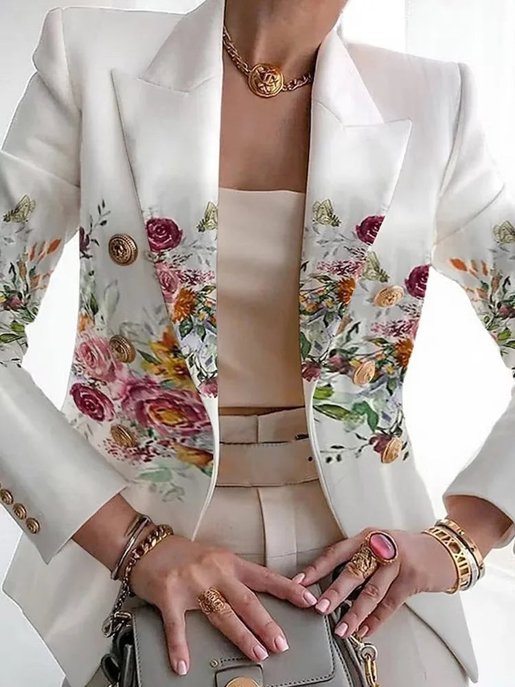 Blazer Femme Chic Polyvalent Pour Bureau Et Soirée 1