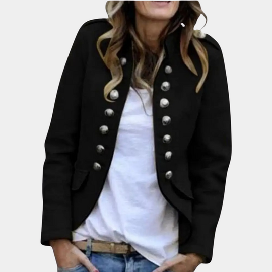 Blazer Femme Chic avec Col Montant 1