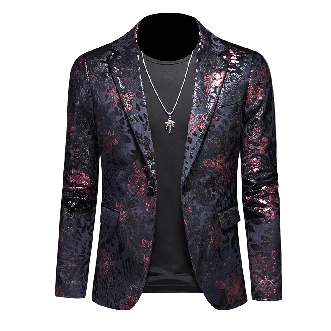 Blazer Homme Chic Coupe Ajustée Moderne 0