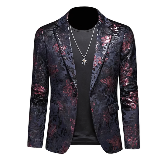 Blazer Homme Chic Coupe Ajustée Moderne 0