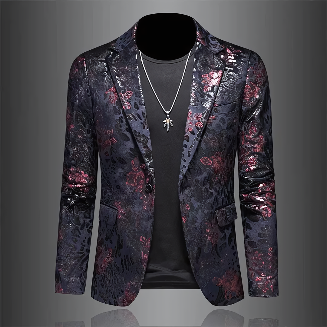 Blazer Homme Chic Coupe Ajustée Moderne 1