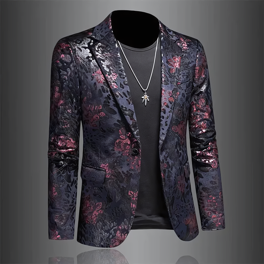 Blazer Homme Chic Coupe Ajustée Moderne 4