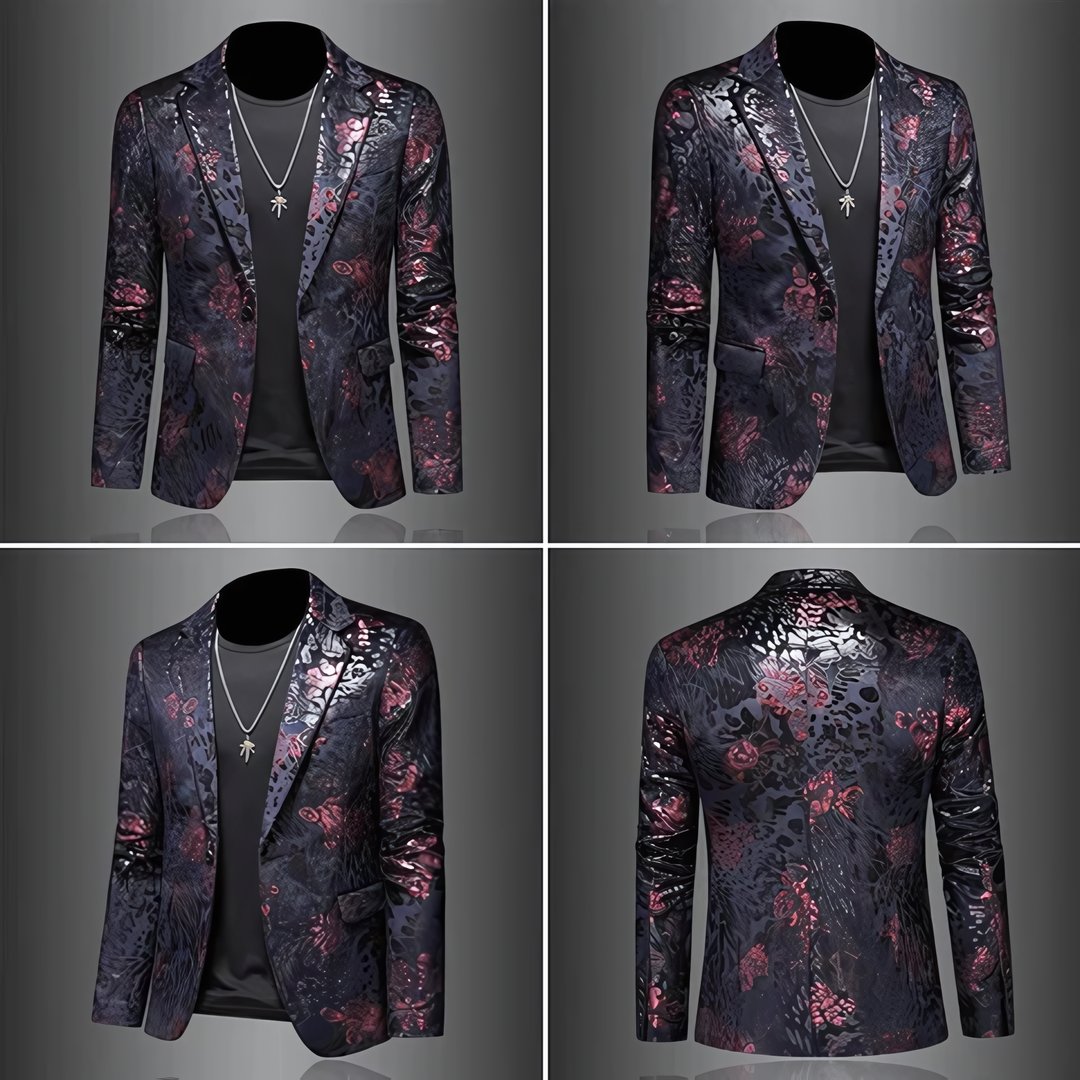 Blazer Homme Chic Coupe Ajustée Moderne 5