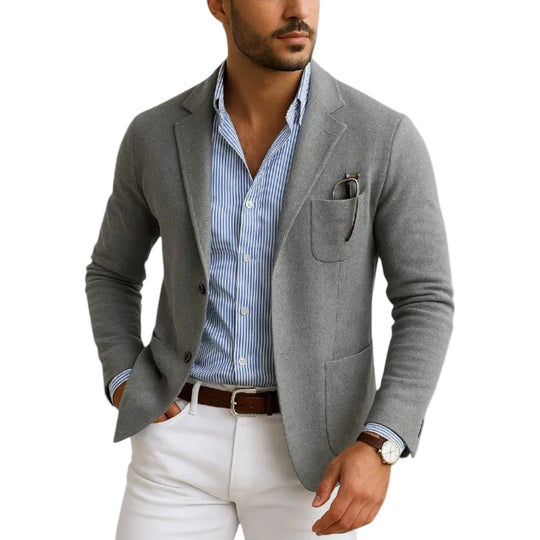 Blazer Homme Classique Ajusté Style Old Money 0