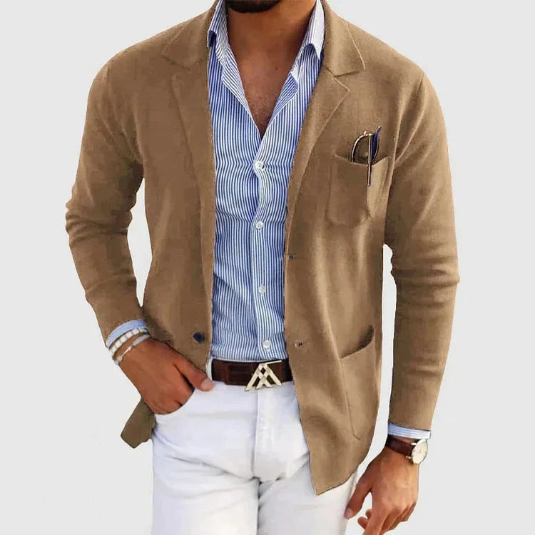 Blazer Homme Classique Ajusté Style Old Money 3