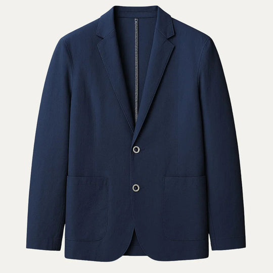 Blazer Homme Lin Léger Style Décontracté pour Saisons Chaudes 1