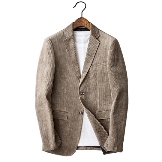 Blazer pour Homme en Velours Côtelé Chic 0