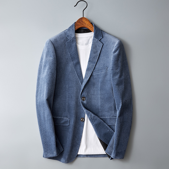 Blazer pour Homme en Velours Côtelé Chic 7