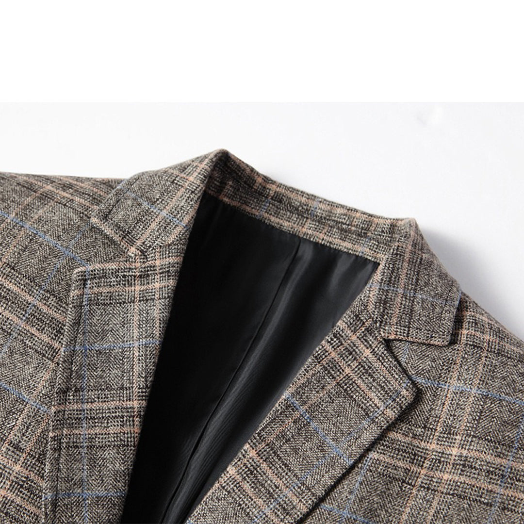 Blazer pour Hommes Casual avec Broderie 7