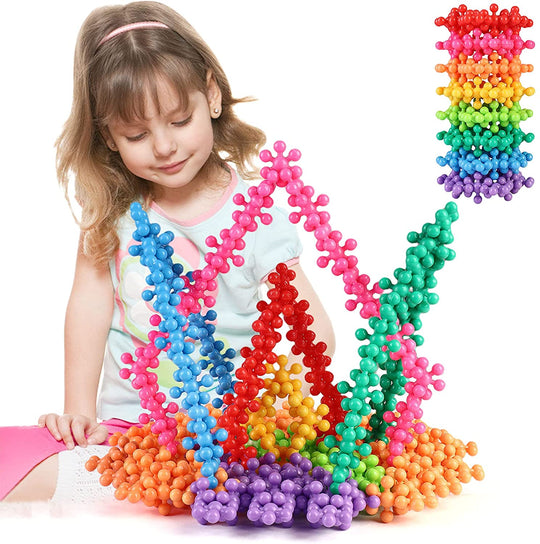 Blocs de Construction Flocon de Neige pour Enfants Créatifs 0