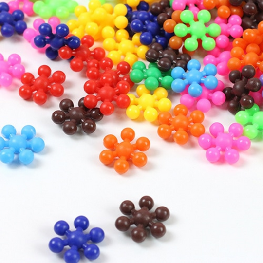Blocs de Construction Flocon de Neige pour Enfants Créatifs 2