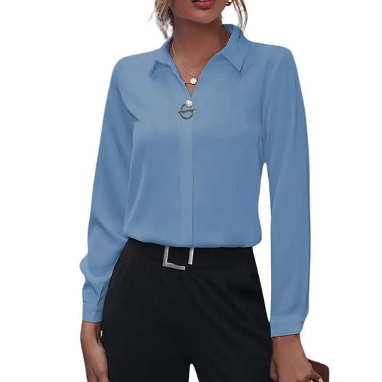 Blouse Femme Chic à Manches Longues 0