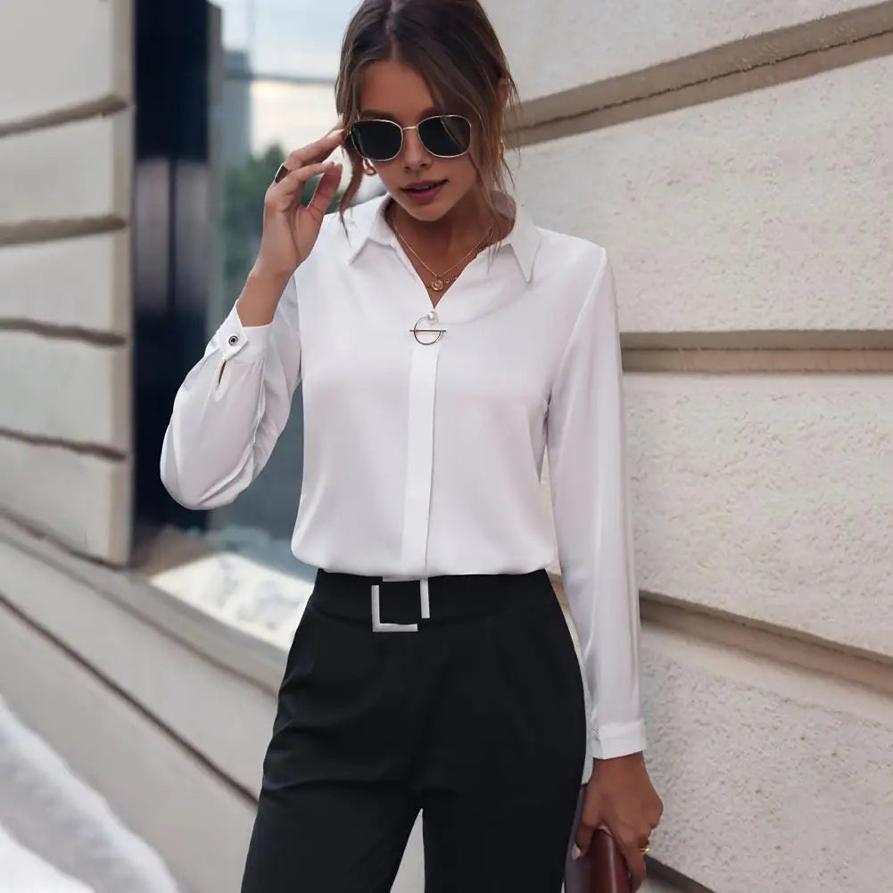 Blouse Femme Chic à Manches Longues 1