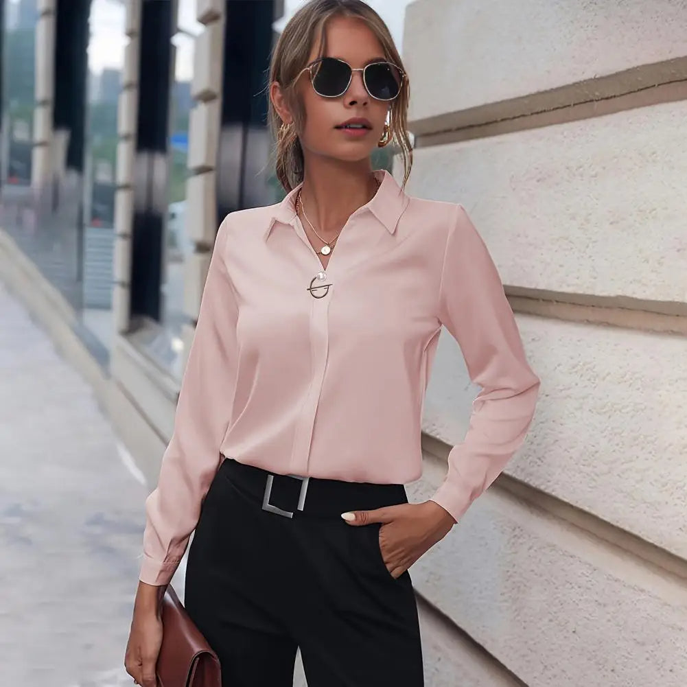 Blouse Femme Chic à Manches Longues 2