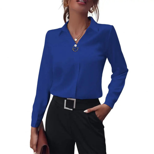 Blouse Femme Chic à Manches Longues 7