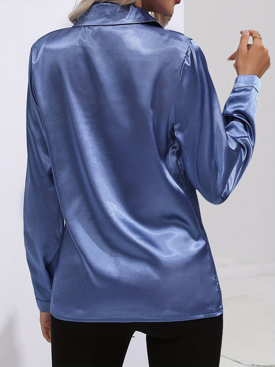 Blouse Femme Élégante en Tissu Doux 1