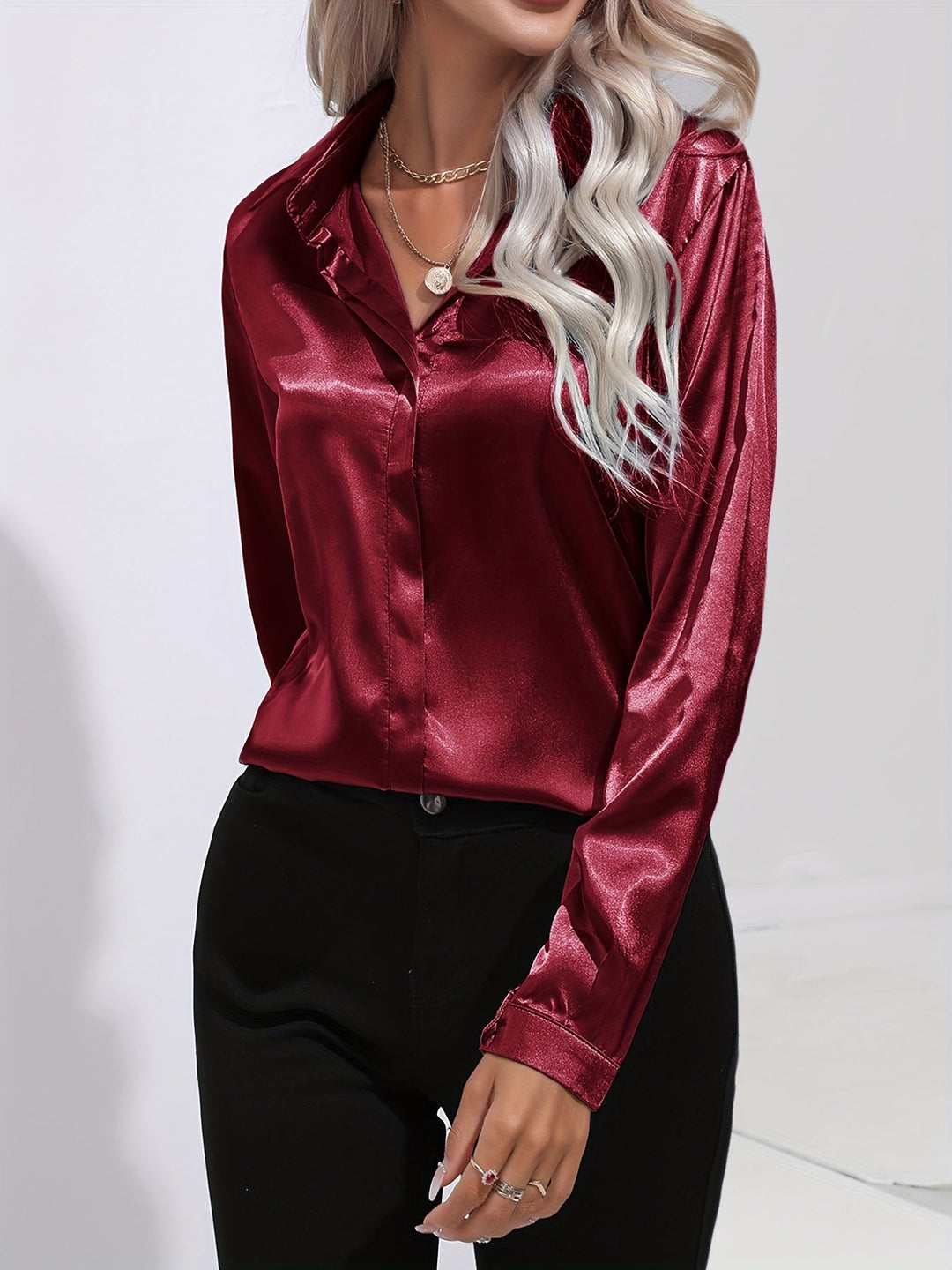 Blouse Femme Élégante en Tissu Doux 10