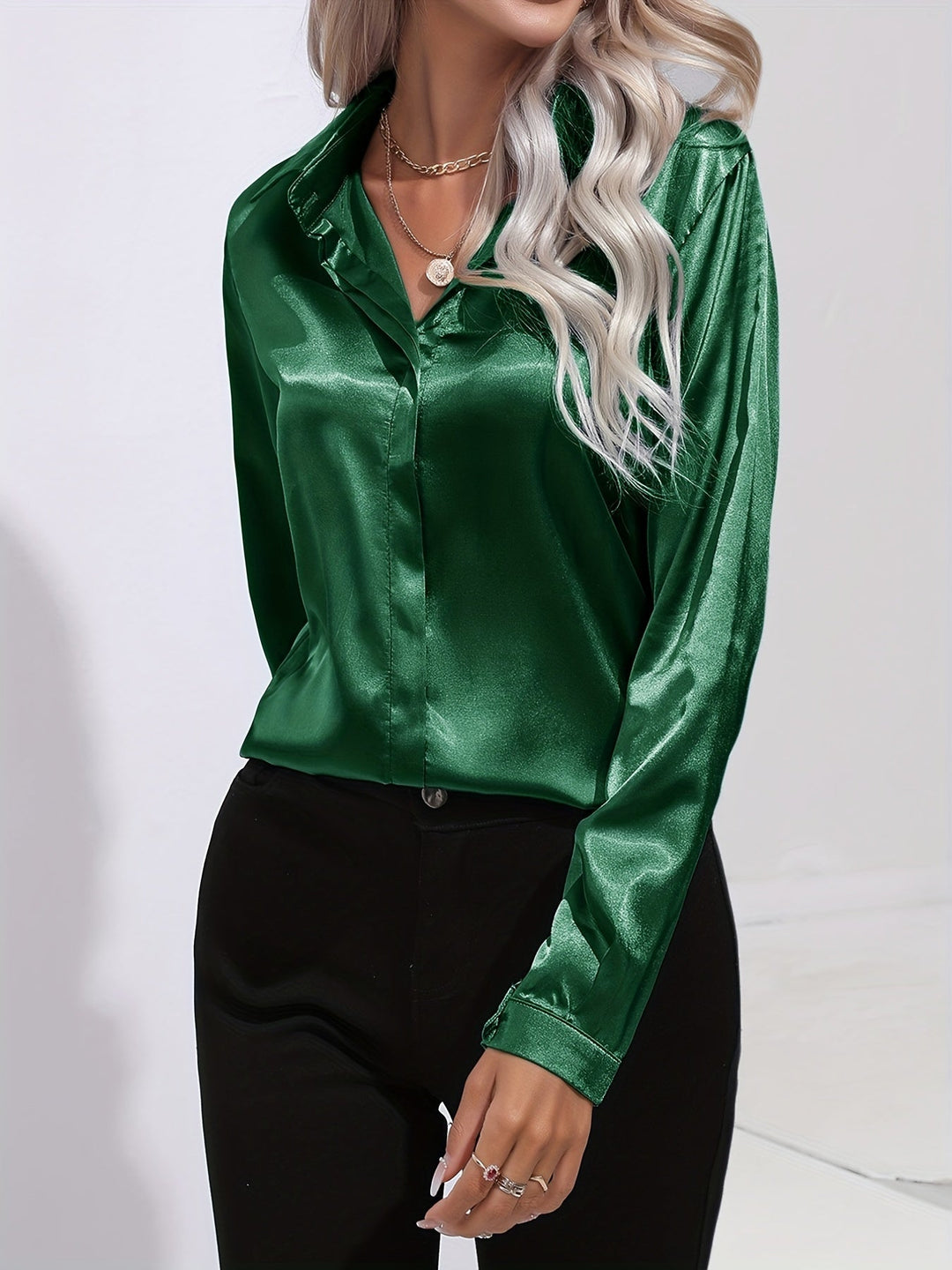 Blouse Femme Élégante en Tissu Doux 11